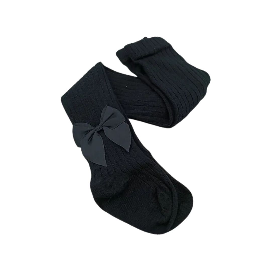 BLACK STOCKING WITH A BOW image 0