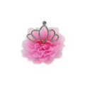 CROWN HAIR CLIP PINK image 0