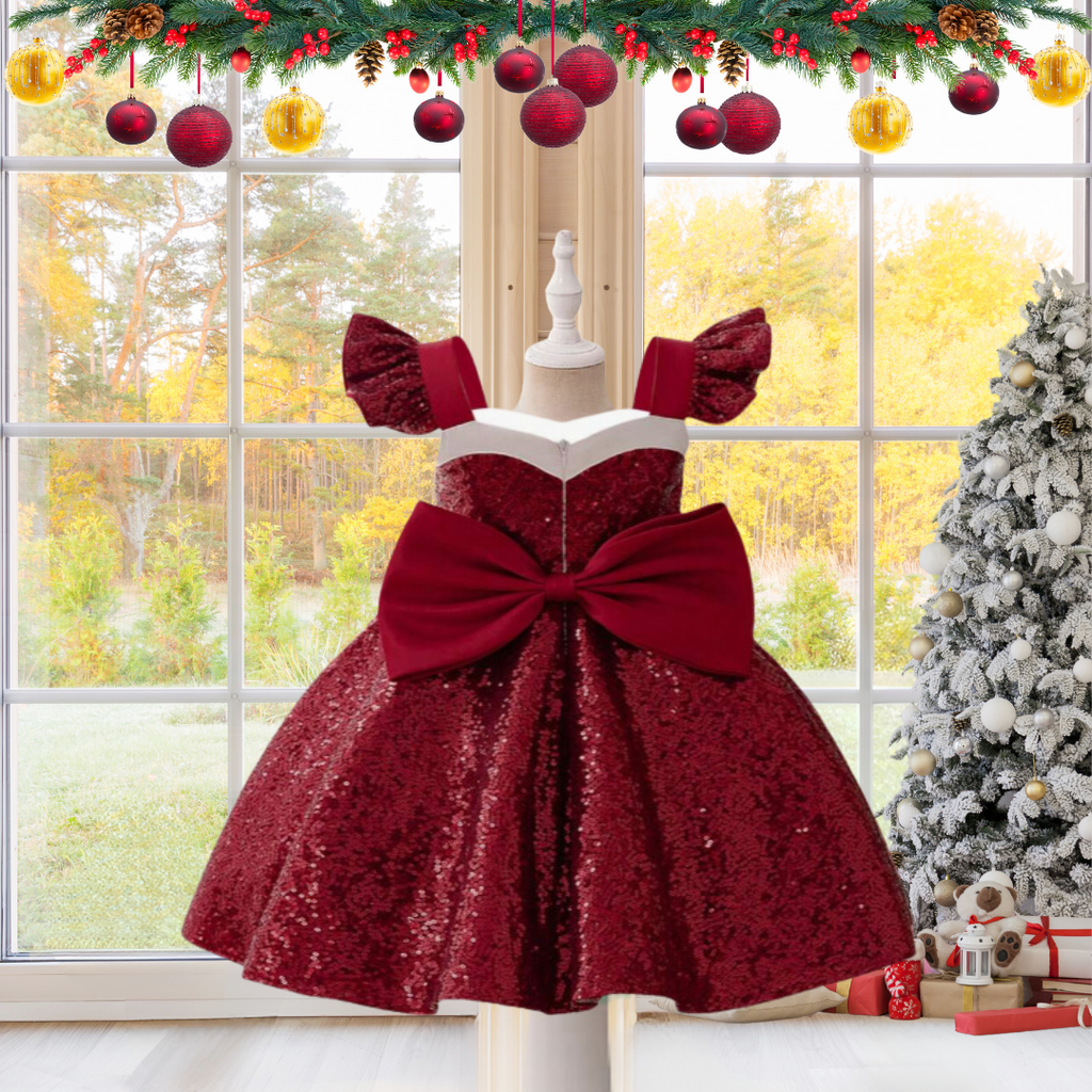 CHRISTMAS SANTA GIRL COSTUME DRESS image 2