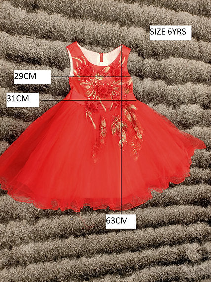 ALORA RED DRESS image 3