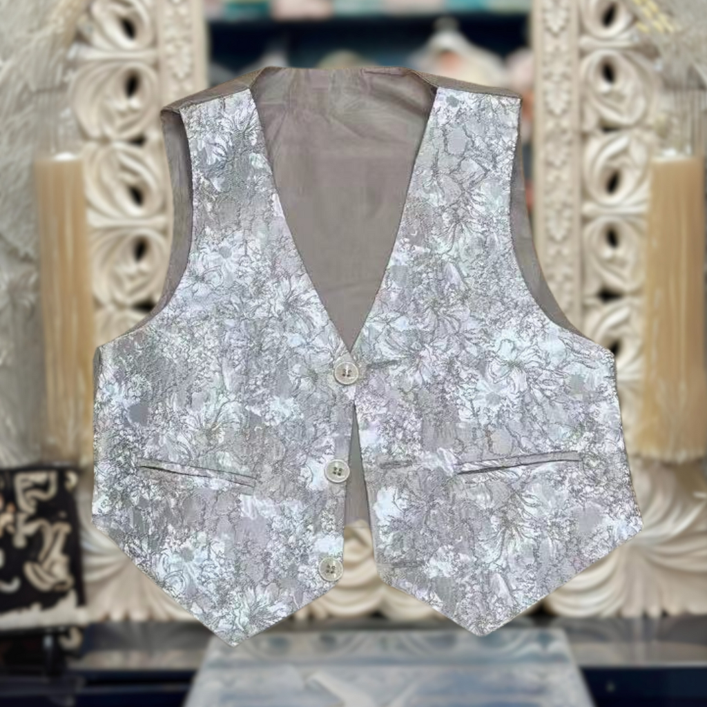 LUCAS JACQUARD CHAMPAGNE (3PCS SUIT) image 5