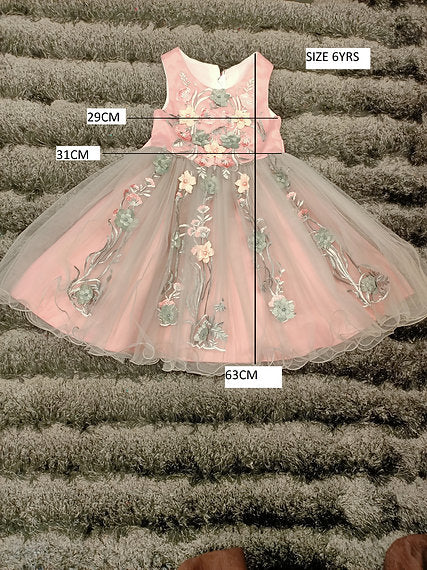 CARLA PINK AND GREY DRESS image 3