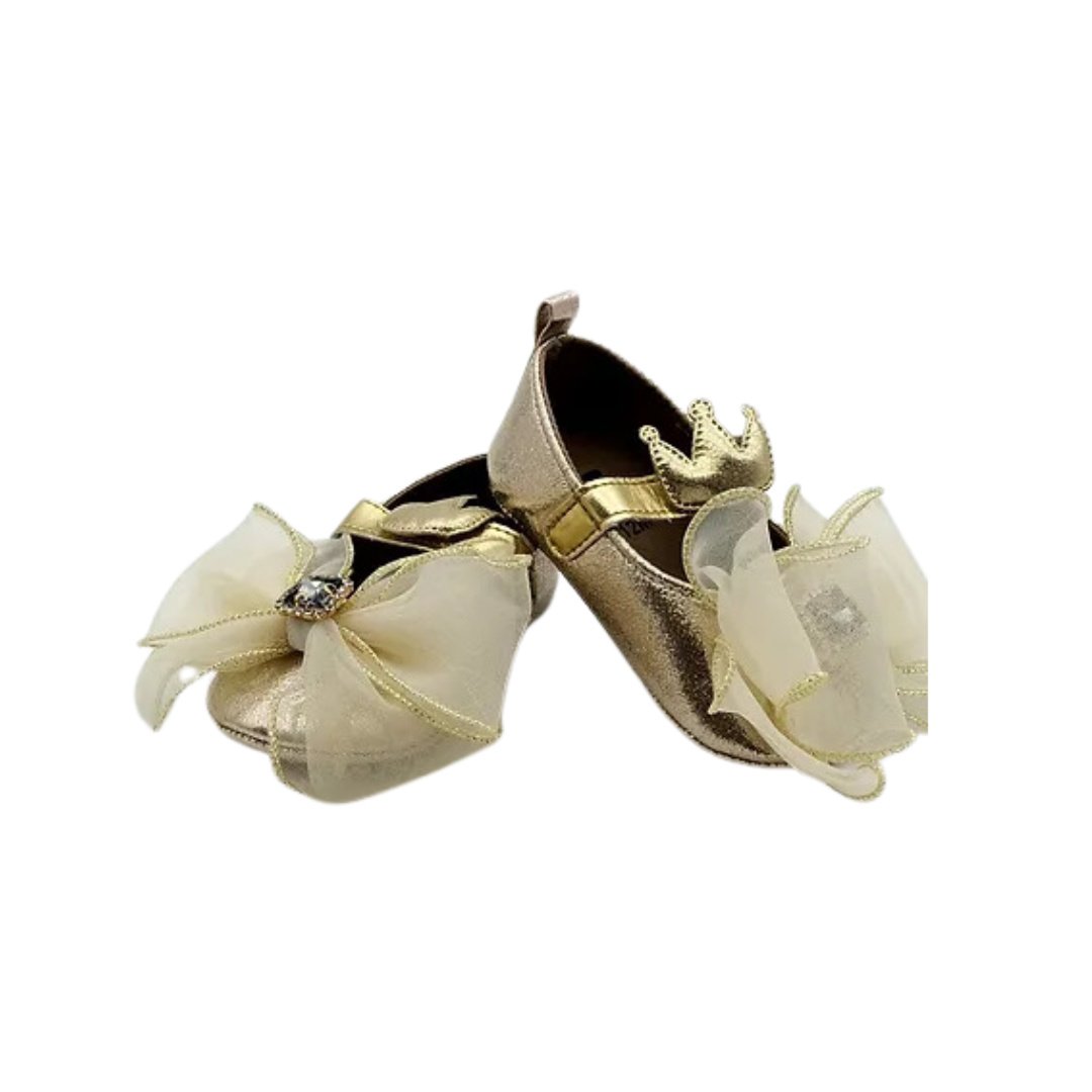 CHAMPAGNE BOW SHOES image 2