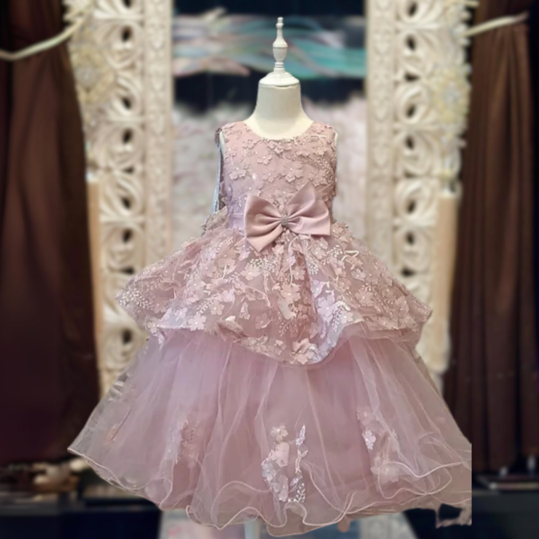 SIENNA DUSTY PINK DRESS image 0