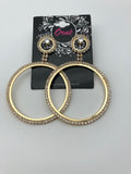 ORBIT CHARM GOLD EARRINGS image 0