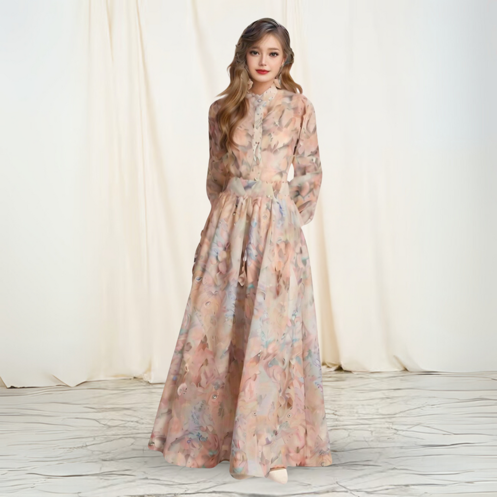 ETHEREAL BLOSSOM TOP & SKIRT SET image 0
