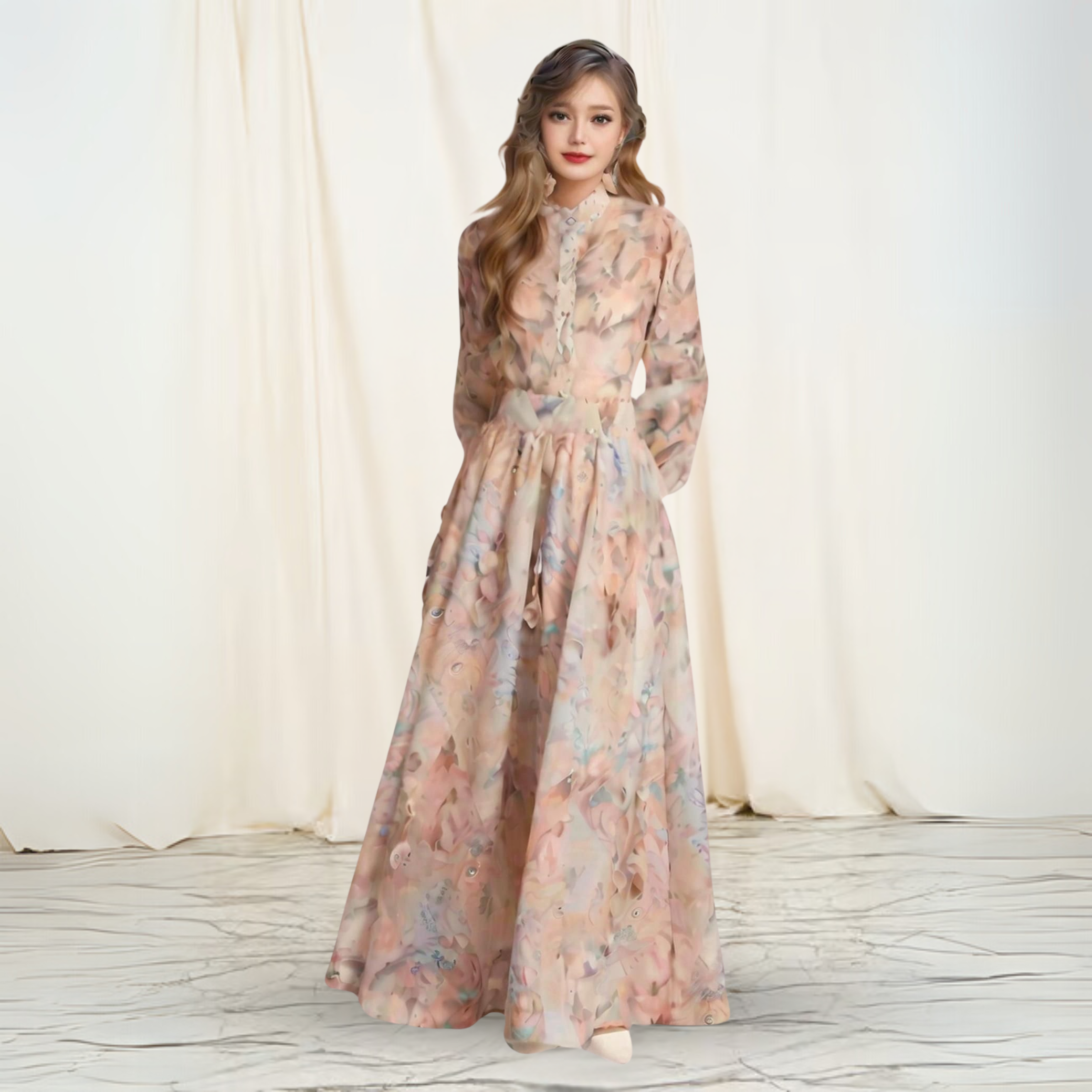 ETHEREAL BLOSSOM TOP & SKIRT SET image 0
