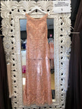 NUDE SEQUIN DRESS image 0