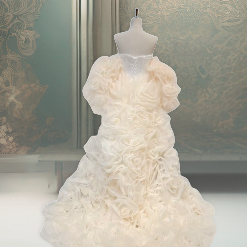 CUSTOMIZED IVORY GOWN image 3