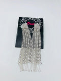 CLIP ON DIAMANTE MULTI STRING EARRINGS image 0
