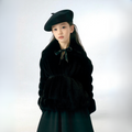 VERONICA - BLACK PLUSH FAUX FUR JACKET image 0