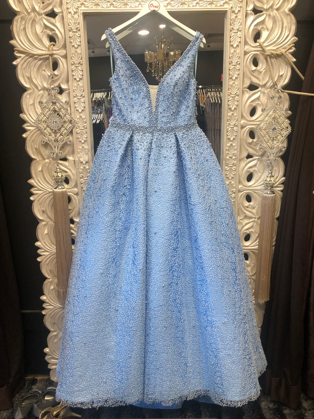 FULL PEARL GOWN image 0