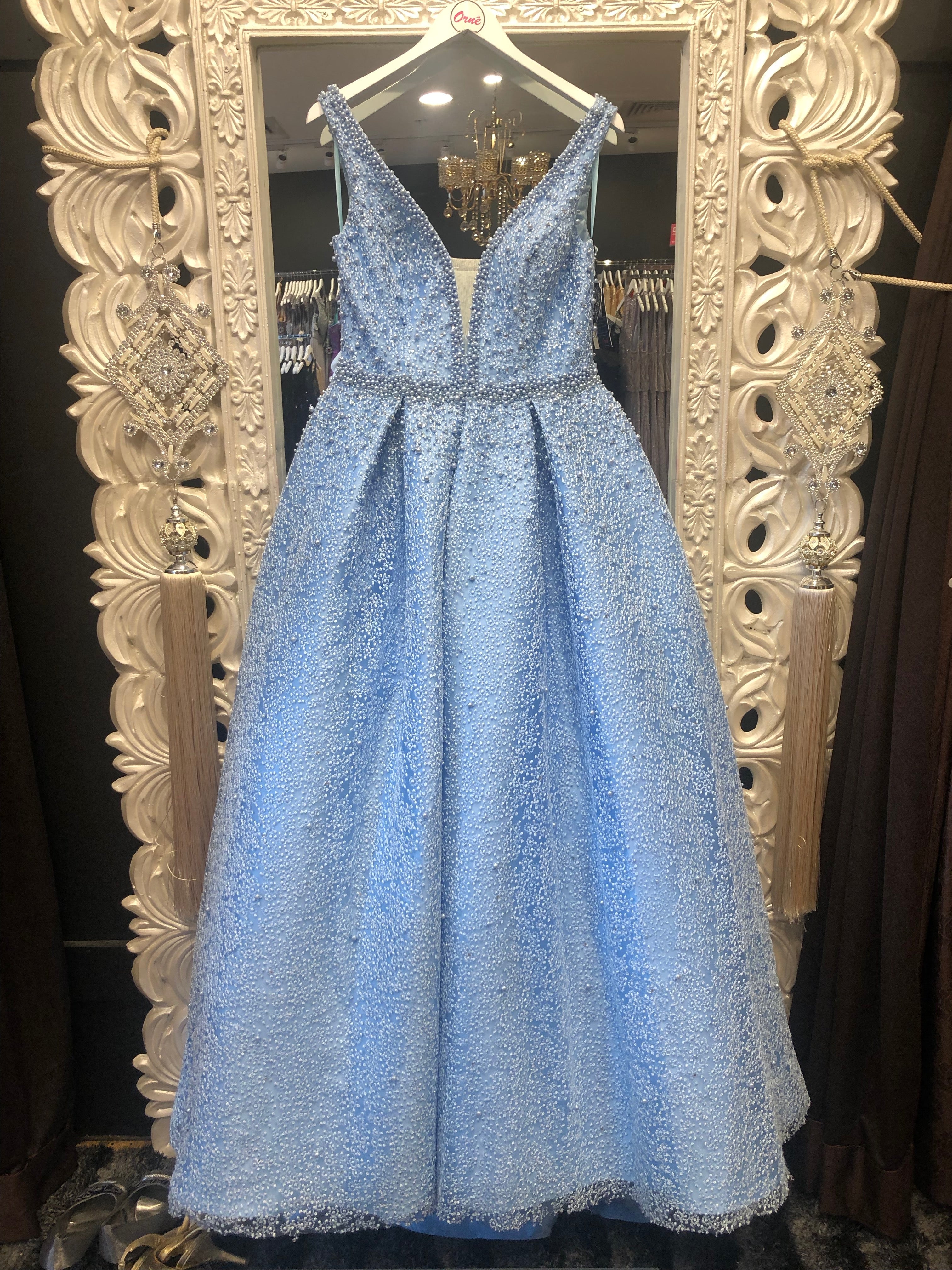 FULL PEARL GOWN image 0