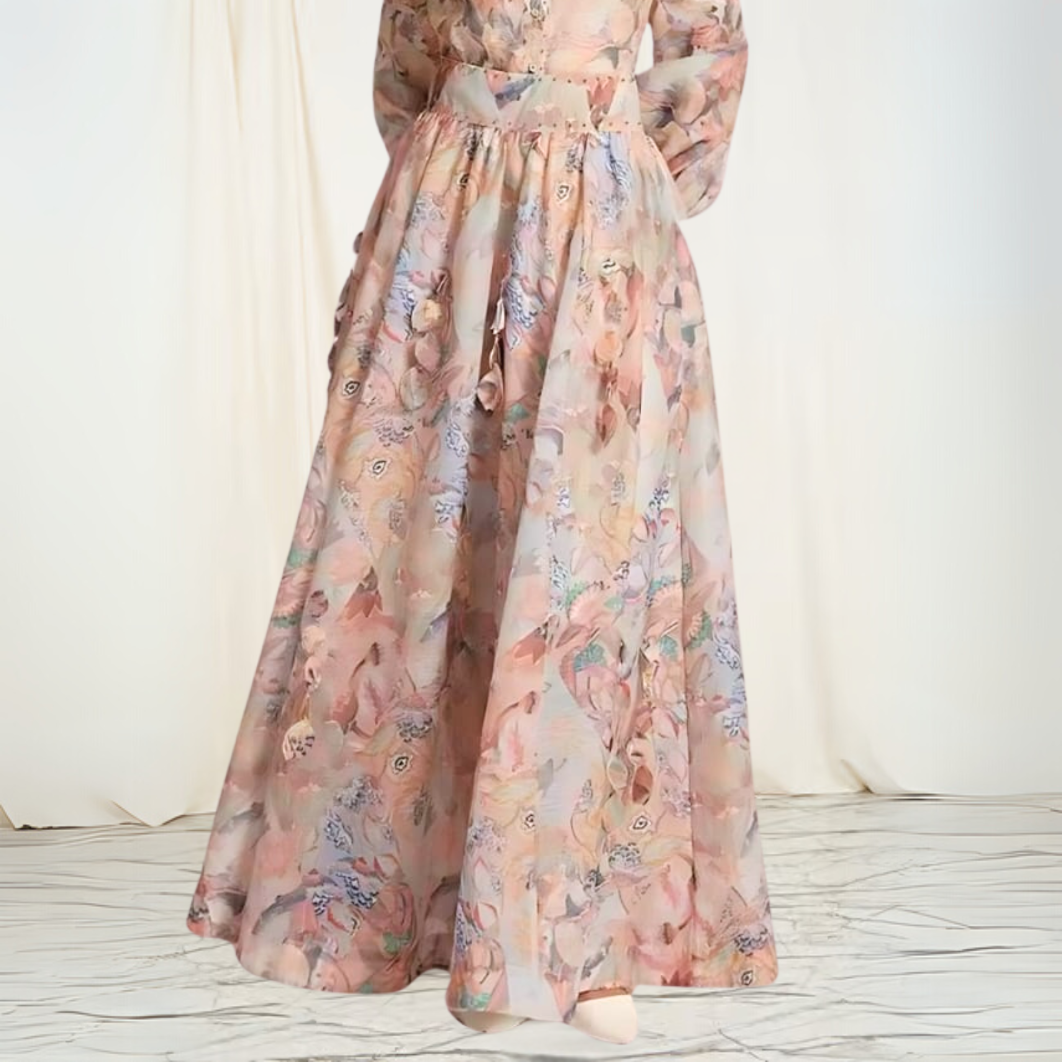 ETHEREAL BLOSSOM TOP & SKIRT SET image 1