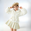 ADELINA - WHITE PLUSH FAUX FUR JACKET image 0