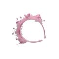 PINK FLORAL KIDS HEADBAND image 0
