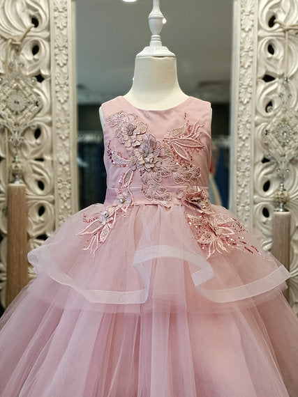 PAULINA DUSTY PINK DRESS image 1