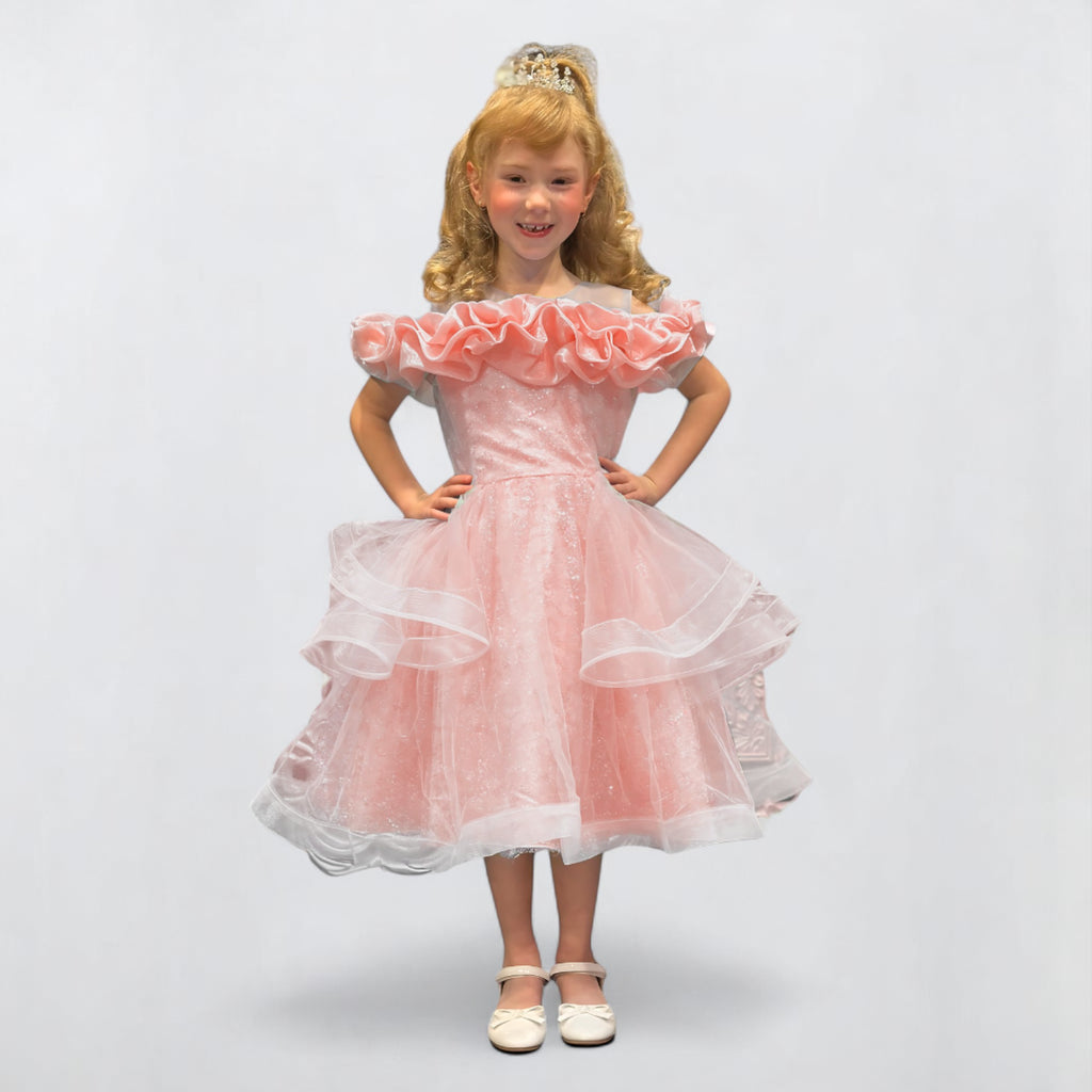 LISA MULTI LAYER PUFFY DRESS - ROSE PINK image 2