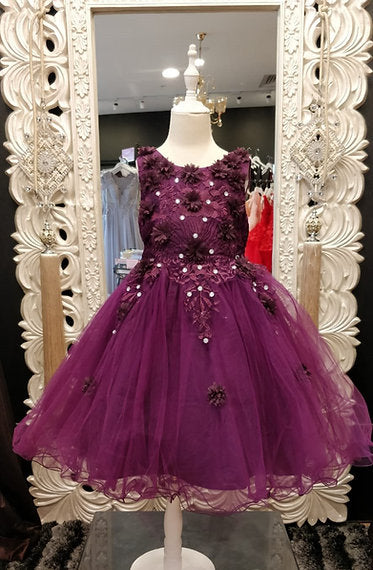 PATRICIA PURPLE DRESS image 0