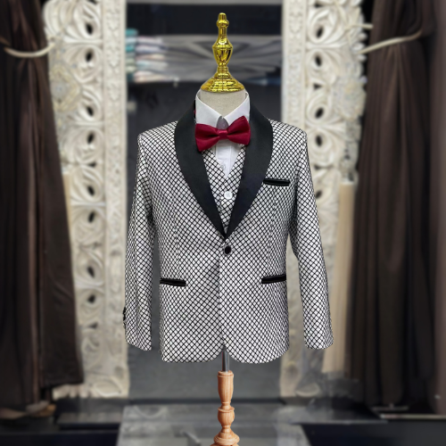 JAMES CROSS SILVER BLACK (3PCS SUIT) image 2
