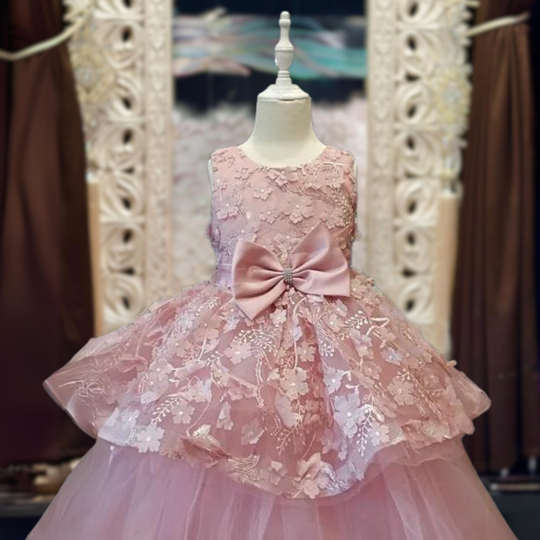 SIENNA DUSTY PINK DRESS image 1