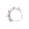 WHITE FLORAL KIDS HEADBAND image 0