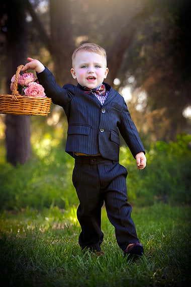 BOYS BLACK SUIT image 0