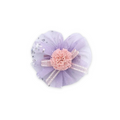 SILVER GLITTER HAIR CLIP LAVENDER image 0