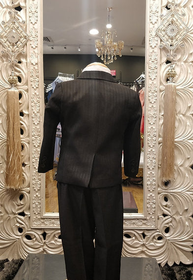 BOYS BLACK SUIT image 4