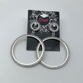 ORBIT CHARM SILVER EARRINGS image 0