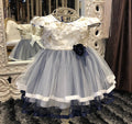 ERIN BLUE EMBROIDERY BABY DRESS image 0