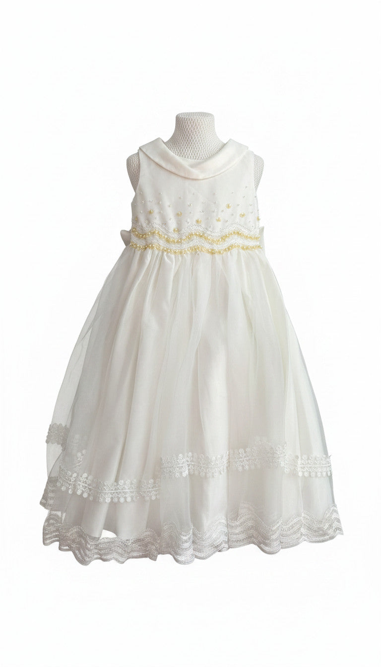 Milani Holy Communion Ivory Girls Gown