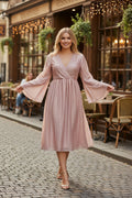 SANDRA plus size Bell Sleeve Dress
