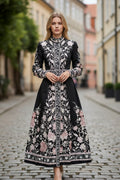 BLOOm Black and white Floral Print Dress