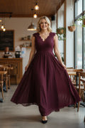 DAISY Wine Bridesmaid/Mother of Bride Gown