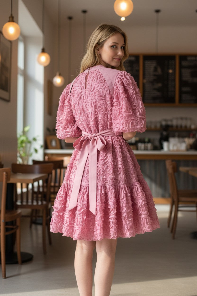 PIPER 3d Floral Dress