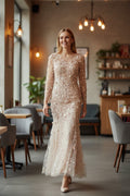 3D Flower Mermaid Gown