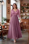 AURELIA A line Long Gown