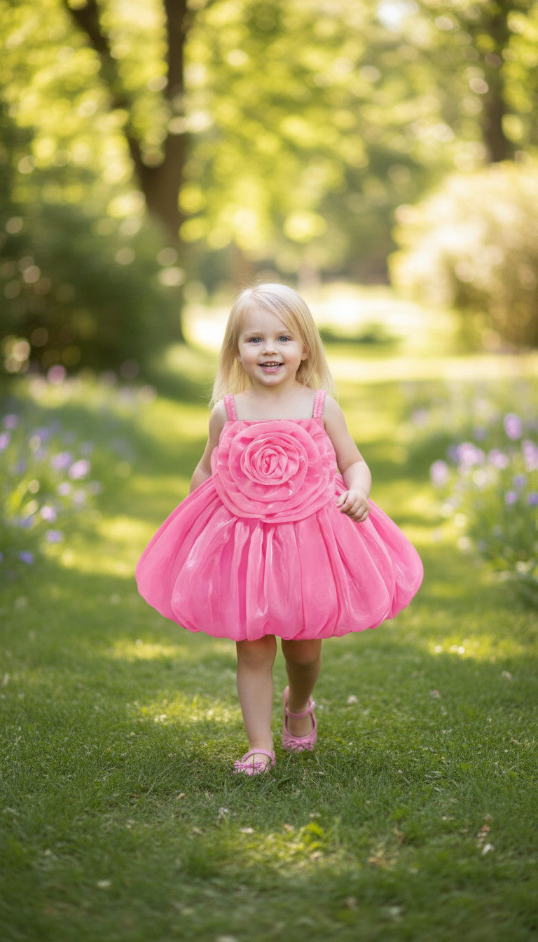 Kate Balloon Strappy Kids dress