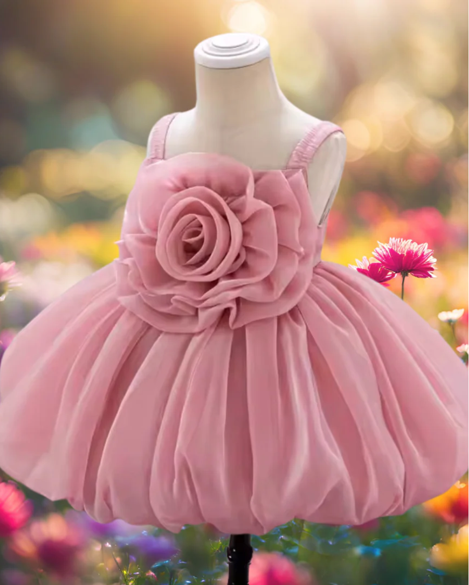 Felicity Balloon Strappy Kids dress