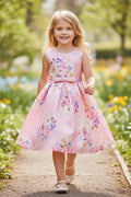 Daffodil Printed floral Party Dress