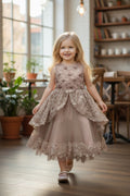 Kristina High Low Light Mauve Dress
