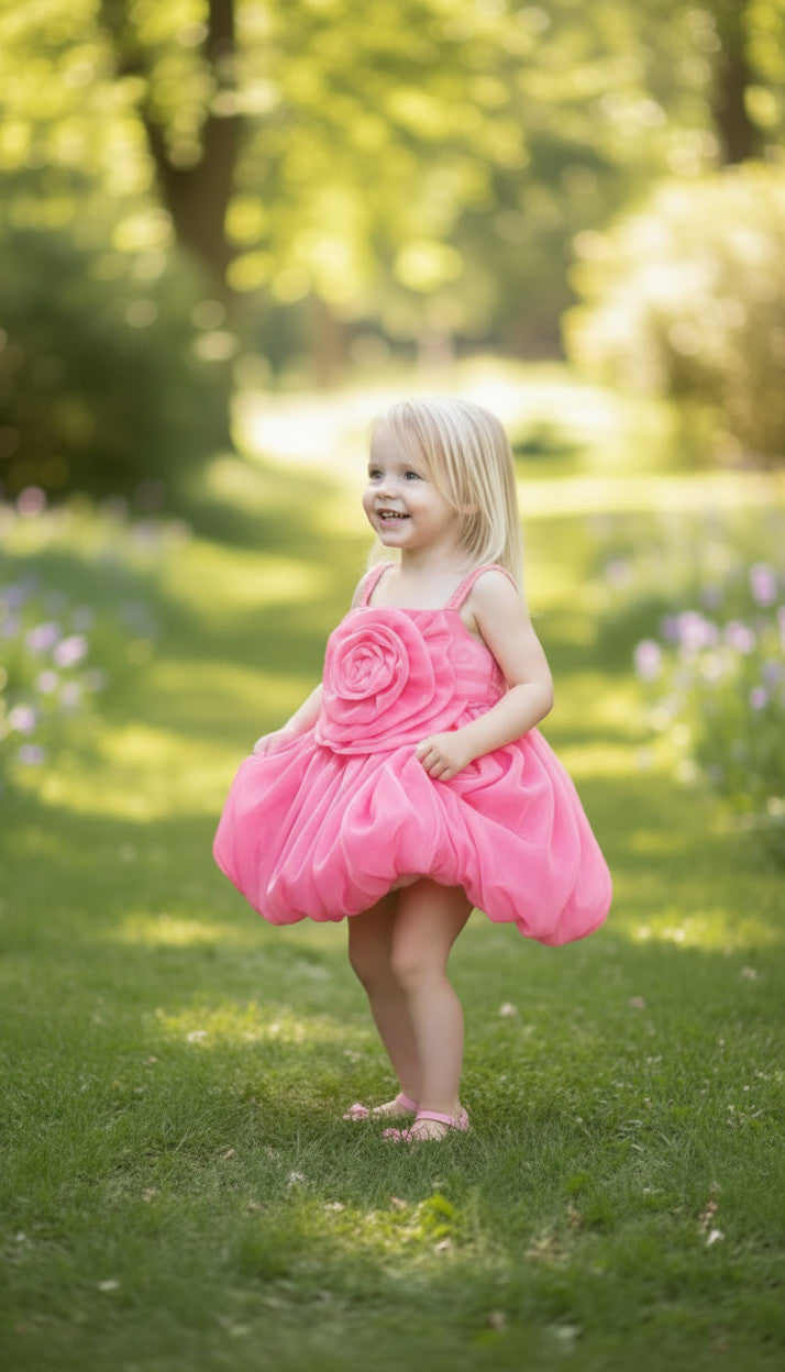 Kate Balloon Strappy Kids dress