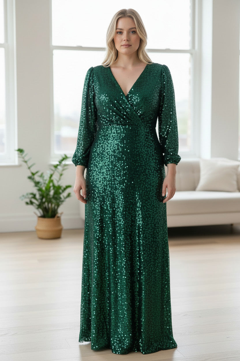 KIANA Sequin Long Gown