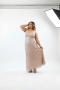 BLAIRE Glitter Full Length Gown