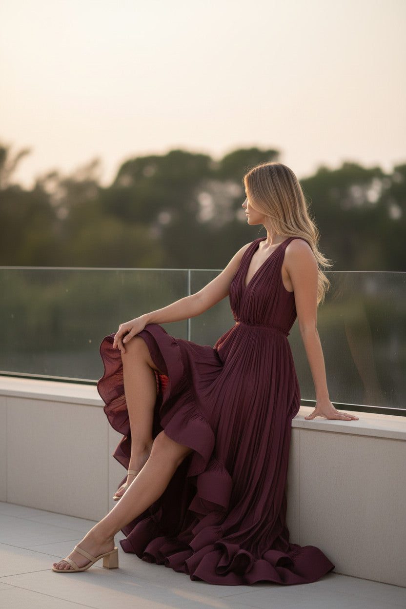 CELESTE  High Low Gown