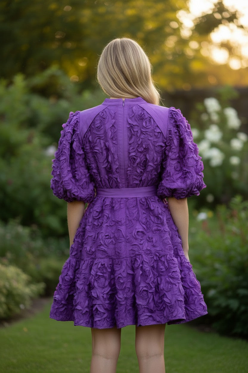 SAMANTHA 3d Floral Dress