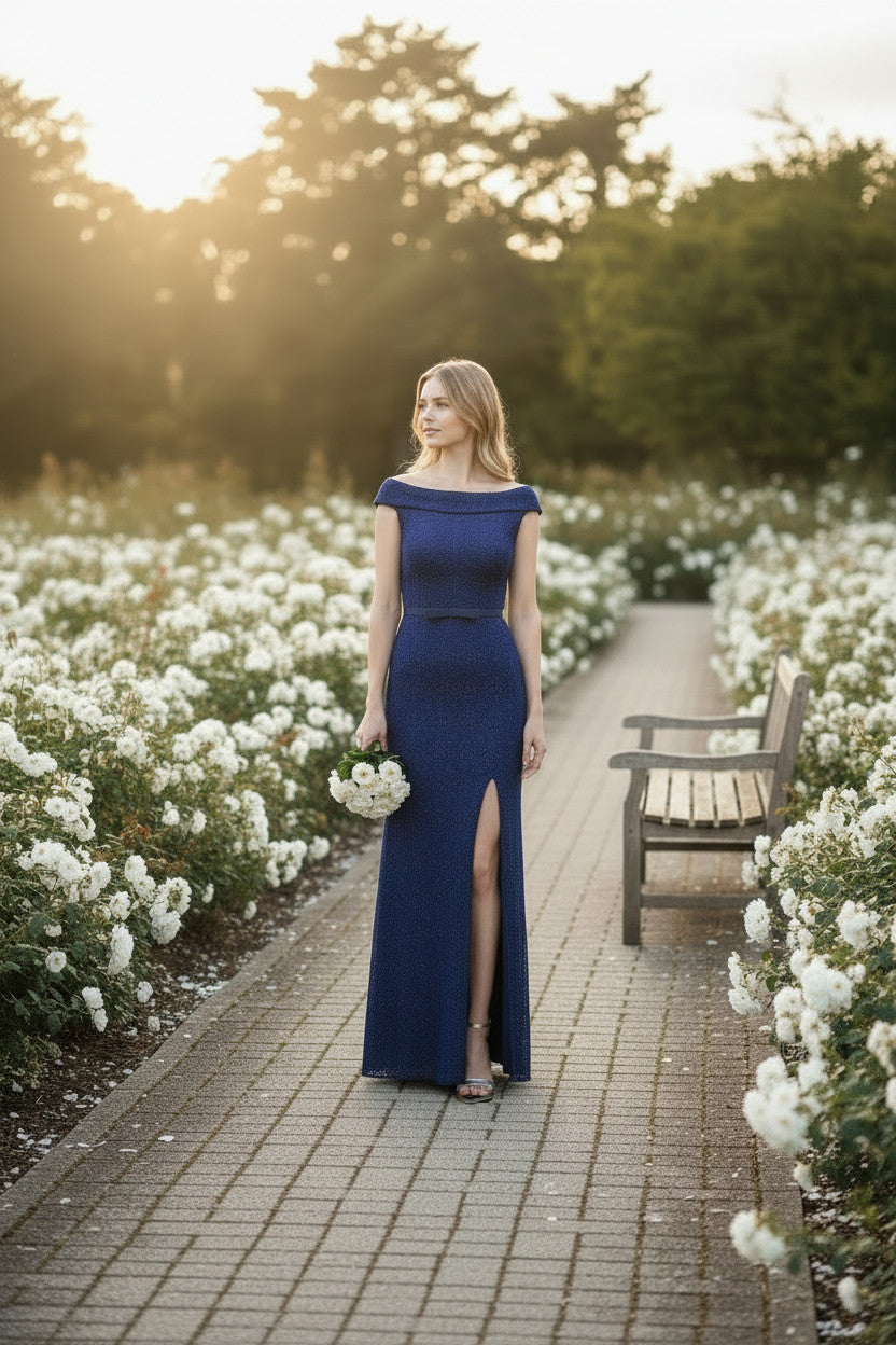 MIYA Lace Mother of Bride Long Gown