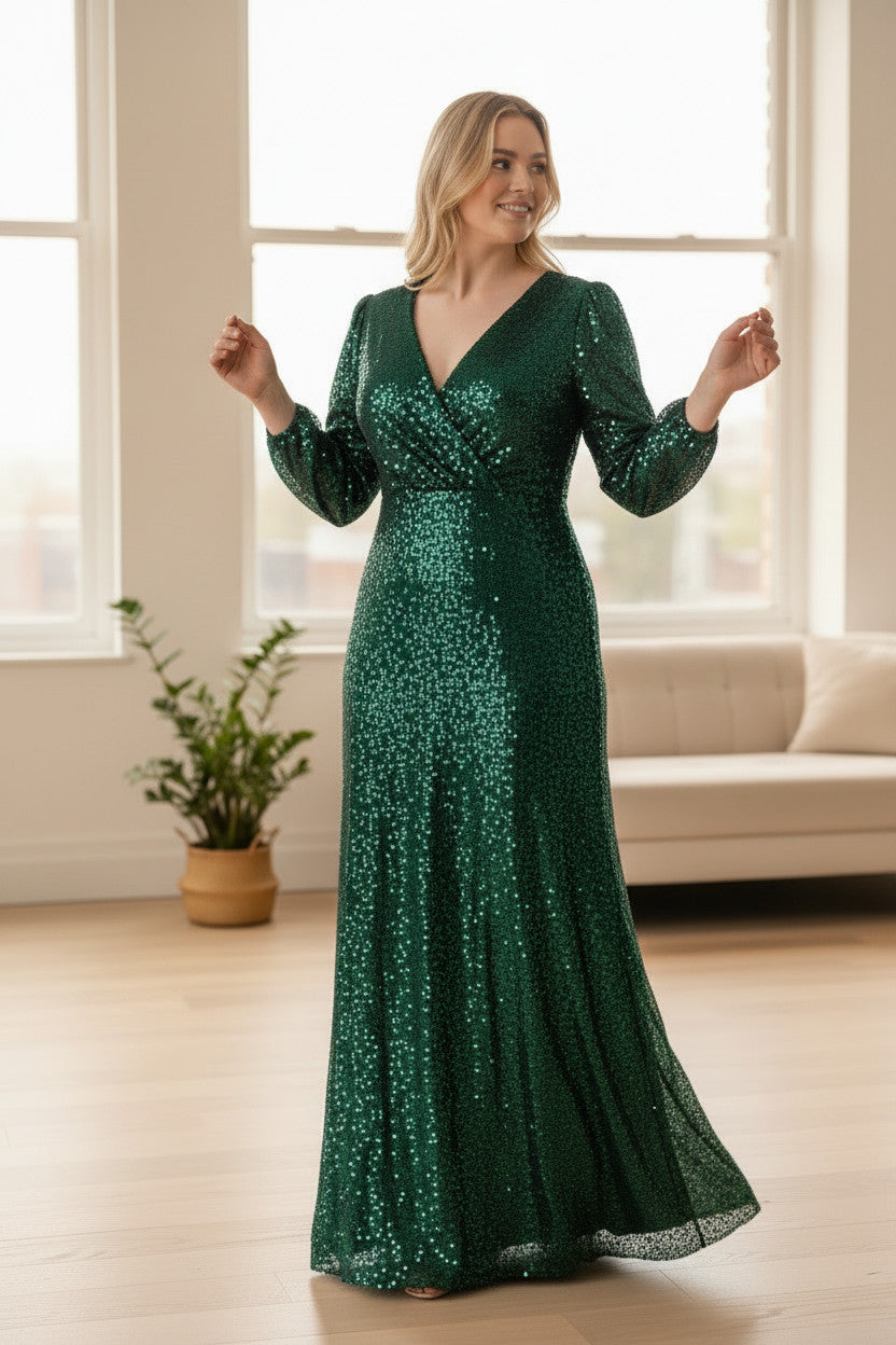 KIANA Sequin Long Gown
