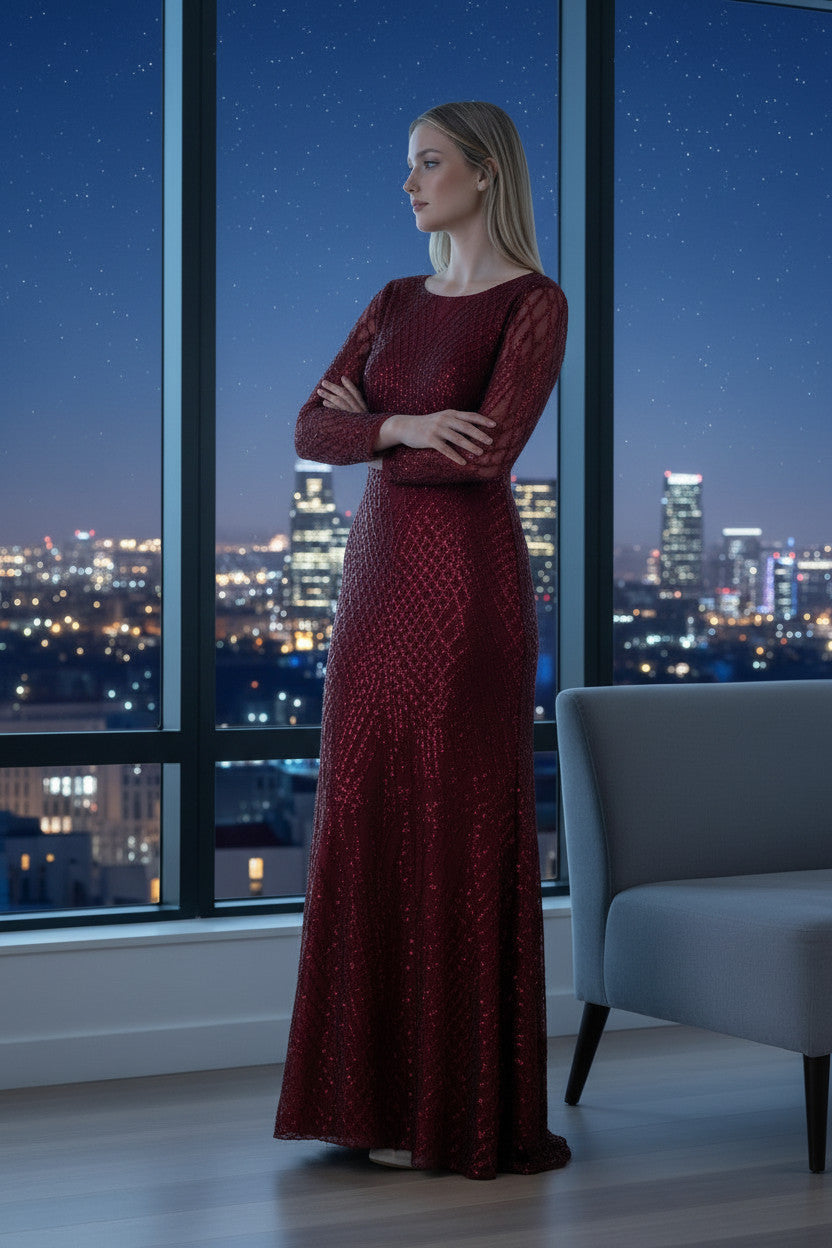 LONG PALOMA DRESS